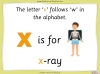 The Letters ‘x’, ‘y’ and ‘z’ - EYFS Teaching Resources (slide 3/37)